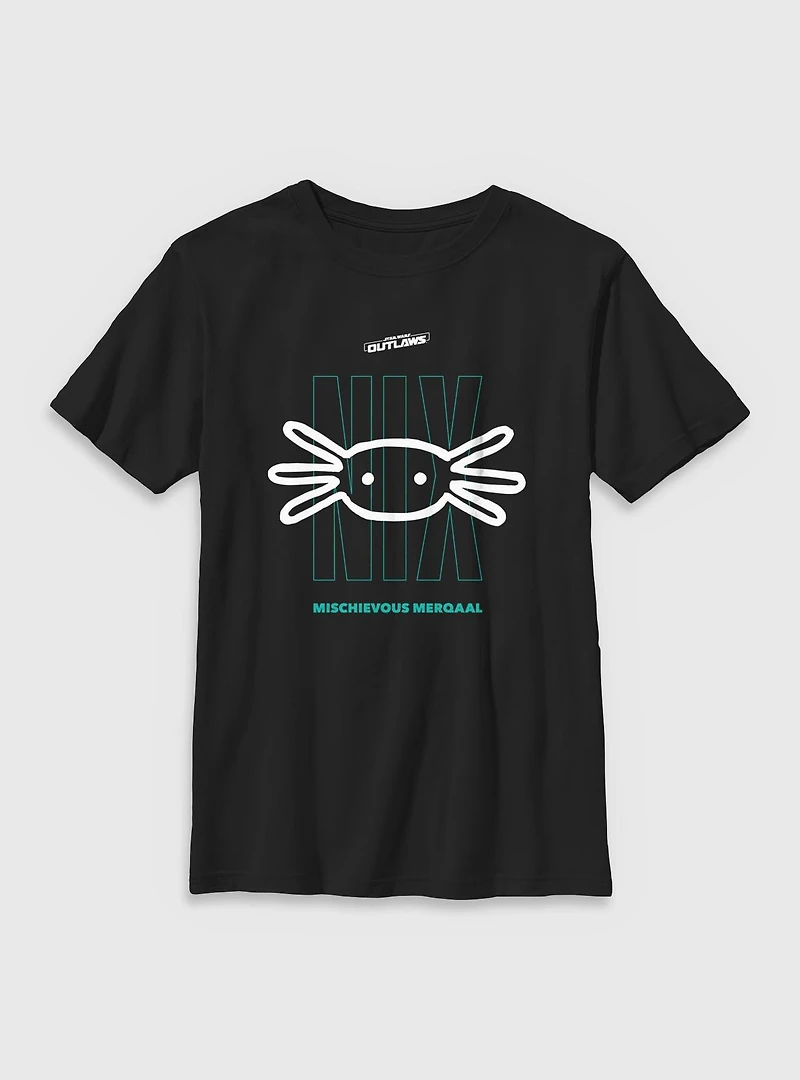 Star Wars: Outlaws Nix Mischievous Merqaal Youth T-Shirt