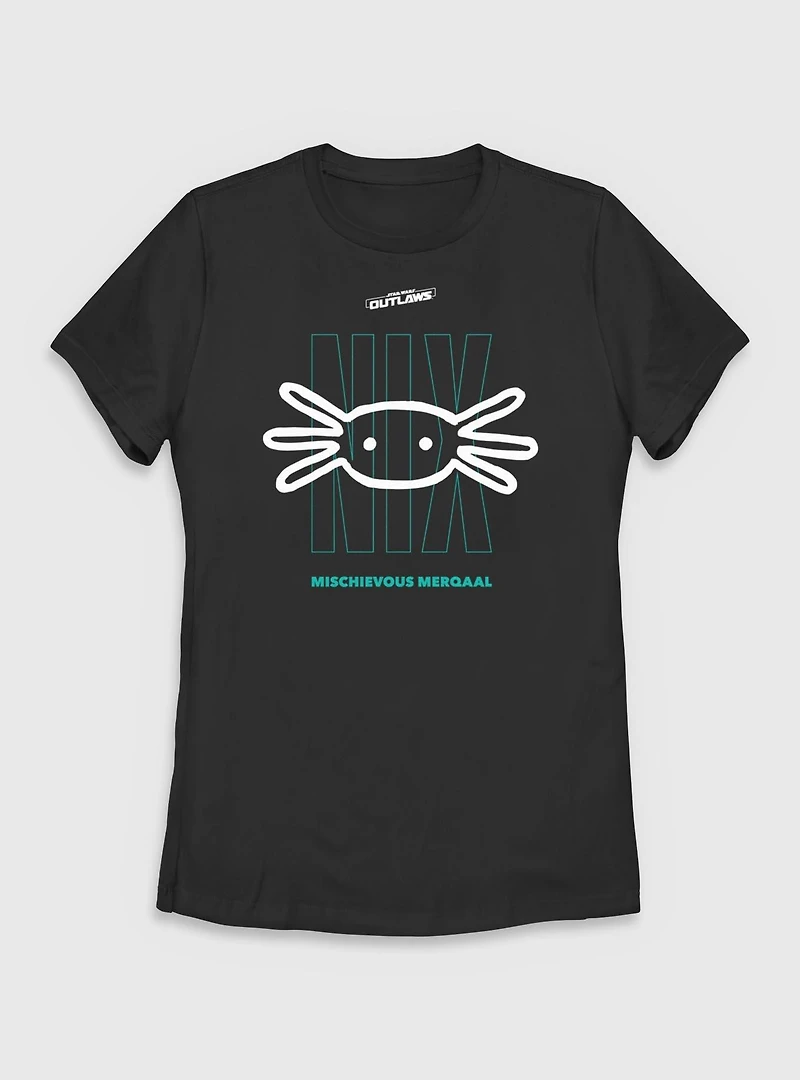 Star Wars: Outlaws Nix Mischievous Merqaal Womens T-Shirt