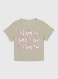 Disney Minnie Mouse Bow Camo Women Baby T-Shirt