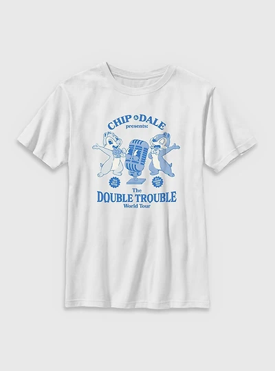 Disney Chip 'n Dale The Double Trouble World Tour Youth T-Shirt