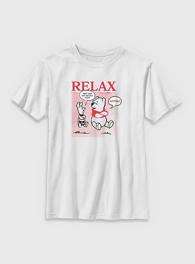 Disney Winnie The Pooh & Piglet Relax Youth T-Shirt