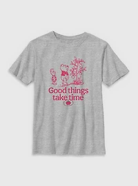 Disney Winnie The Pooh Good Things Take Time Youth T-Shirt