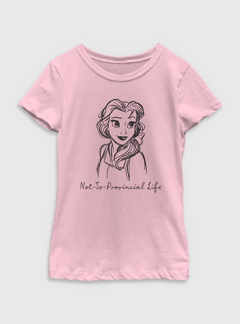 Disney Beauty and the Beast Not So Provincial Life Youth Girls T-Shirt