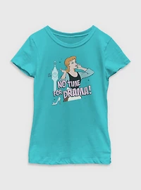 Disney Cinderella No Time For Drama Youth Girls T-Shirt