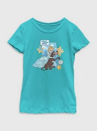 Disney Cinderella Bibbidi Bobbidi Bark Youth Girls T-Shirt
