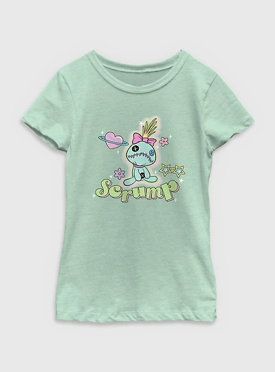 Disney Lilo & Stitch Scrump Stars Youth Girls T-Shirt