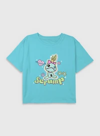 Disney Lilo & Stitch Scrump Stars Youth Girls Boxy Crop T-Shirt