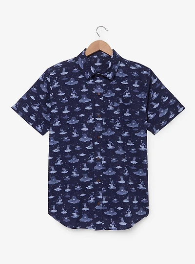 Disney Aladdin Cave of Wonders Allover Print Woven Button-Up - BoxLunch Exclusive