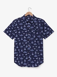Disney Aladdin Cave of Wonders Allover Print Woven Button-Up - BoxLunch Exclusive
