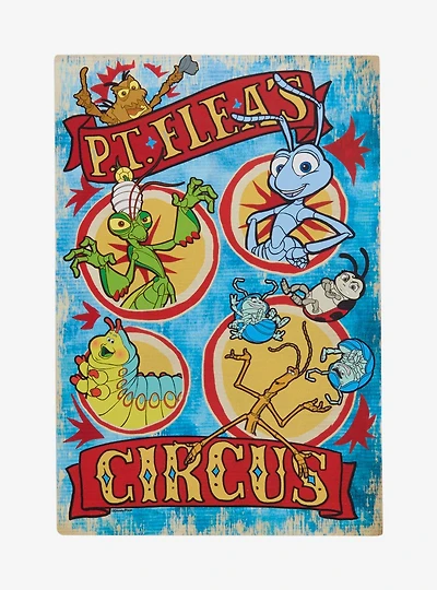 Disney Pixar A Bug's Life P.T. Flea's Circus Wall Art — BoxLunch Exclusive