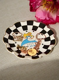 Disney Alice in Wonderland Checkered Trinket Tray — BoxLunch Exclusive