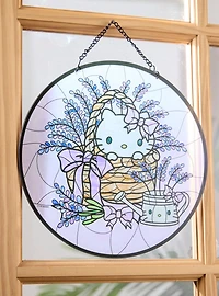Sanrio Hello Kitty Lavender Stained Glass Wall Art — BoxLunch Exclusive