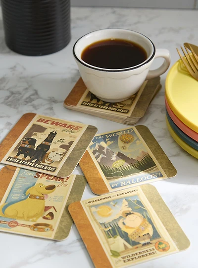 Disney Pixar Up Posters Drink Coaster Set - BoxLunch Exclusive