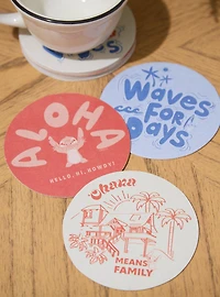 Disney Lilo & Stitch Tonal Icons Coaster Set - BoxLunch Exclusive