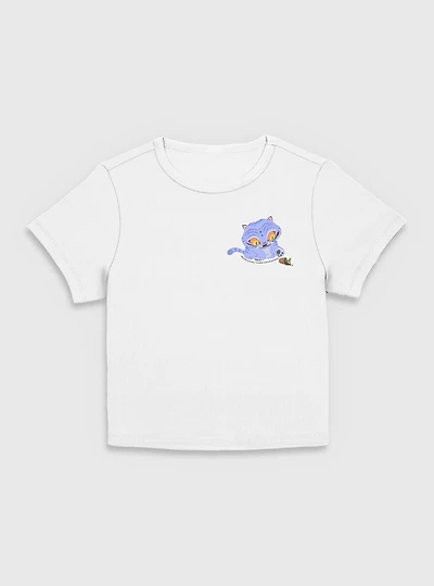 KPop Demon Hunters Chibi Derpy Tiger And Plant Corner Women Baby T-Shirt