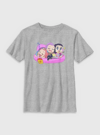 KPop Demon Hunters Chibi Huntrix Fun Youth T-Shirt