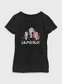 KPop Demon Hunters Chibi Huntrix Floating Stars Youth Girls T-Shirt