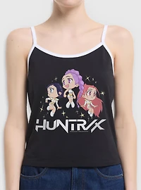 KPop Demon Hunters Chibi Huntrix Floating Stars Womens Cami