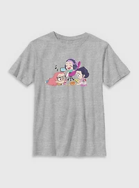 KPop Demon Hunters Chibi Huntrix Playing Youth T-Shirt