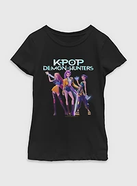 KPop Demon Hunters Huntrix Group  Youth Girls T-Shirt
