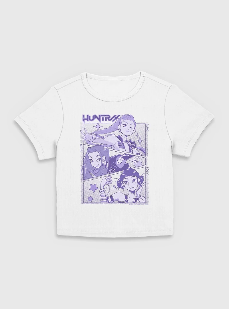 KPop Demon Hunters Huntrix Panels Women Baby T-Shirt