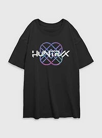 KPop Demon Hunters Huntrix Logo Womens Oversized T-Shirt