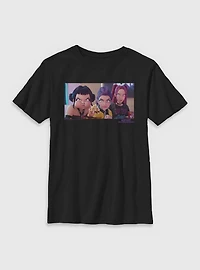KPop Demon Hunters Huntrix Angry Stares Youth T-Shirt