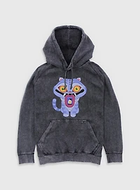 KPop Demon Hunters Chibi Derpy Tiger Save The Date Message Mineral Wash Hoodie