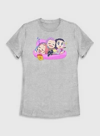 KPop Demon Hunters Chibi Huntrix Fun Womens T-Shirt