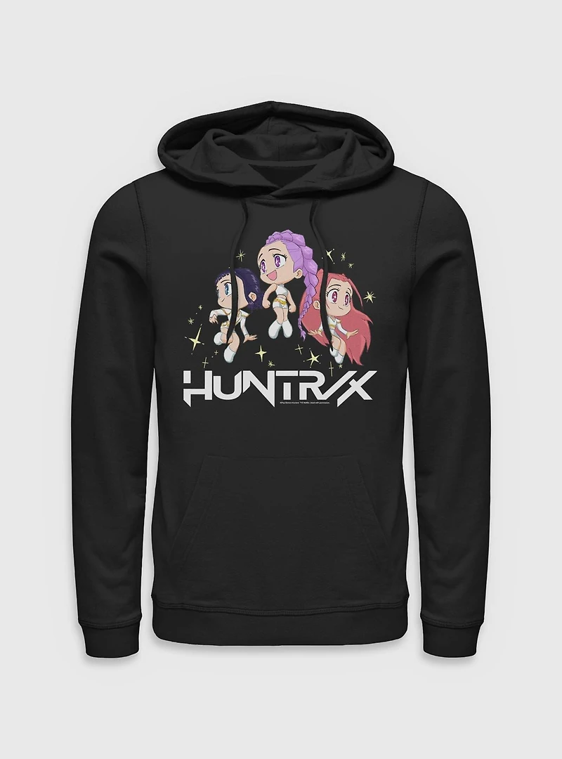 KPop Demon Hunters Chibi Huntrix Floating Stars Hoodie