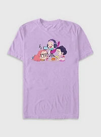 KPop Demon Hunters Chibi Huntrix Playing Garment Dye T-Shirt