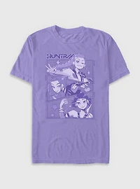 KPop Demon Hunters Huntrix Panels Garment Dye T-Shirt