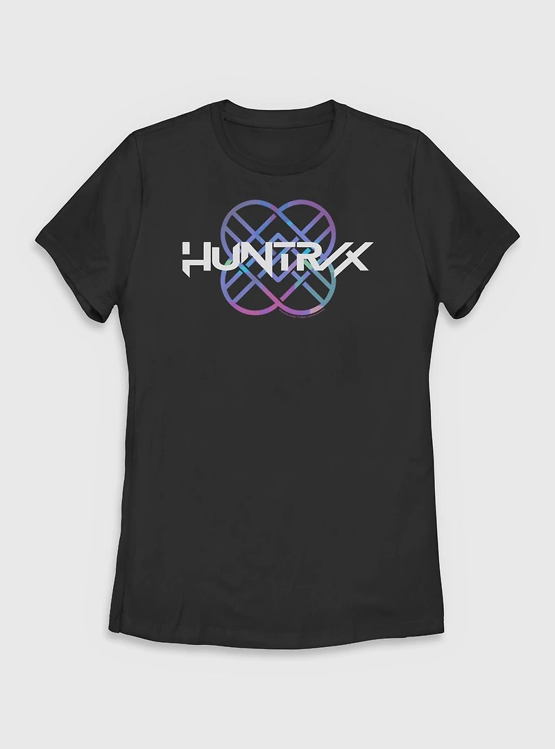 KPop Demon Hunters Huntrix Logo Womens T-Shirt