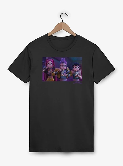KPop Demon Hunters Huntrix Food Break  T-Shirt