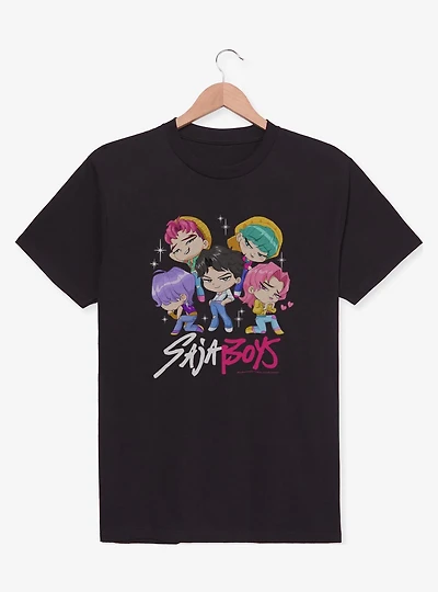 KPop Demon Hunters Chibi Saja Boys Group T-Shirt