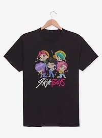 KPop Demon Hunters Chibi Saja Boys Group T-Shirt