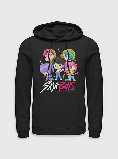 KPop Demon Hunters Chibi Saja Boys Group Hoodie