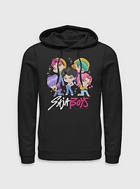 KPop Demon Hunters Chibi Saja Boys Group Hoodie