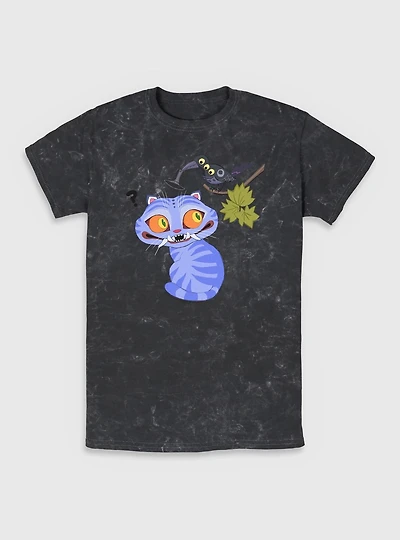 KPop Demon Hunters Derpy Tiger And Sussie Bird Mineral Wash T-Shirt