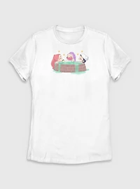 KPop Demon Hunters Huntrix Relaxing Break Womens T-Shirt