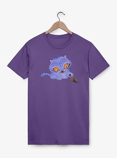KPop Demon Hunters Chibi Derpy Tiger And Plant T-Shirt
