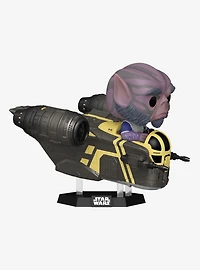 Funko Pop! Star Wars The Mandalorian and Grogu Zeb Orrelios in the Razor Crest Vinyl Bobblehead
