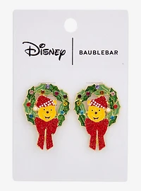 Baublebar Disney Winnie the Pooh Holiday Pooh Wreath Earrings