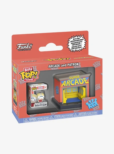 Funko Bitty Pop! Towns Arcade and Patron Mini Figure Set