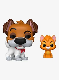 Funko Pop! Disney Oliver and Company Dodger With Oliver Vinyl Figure