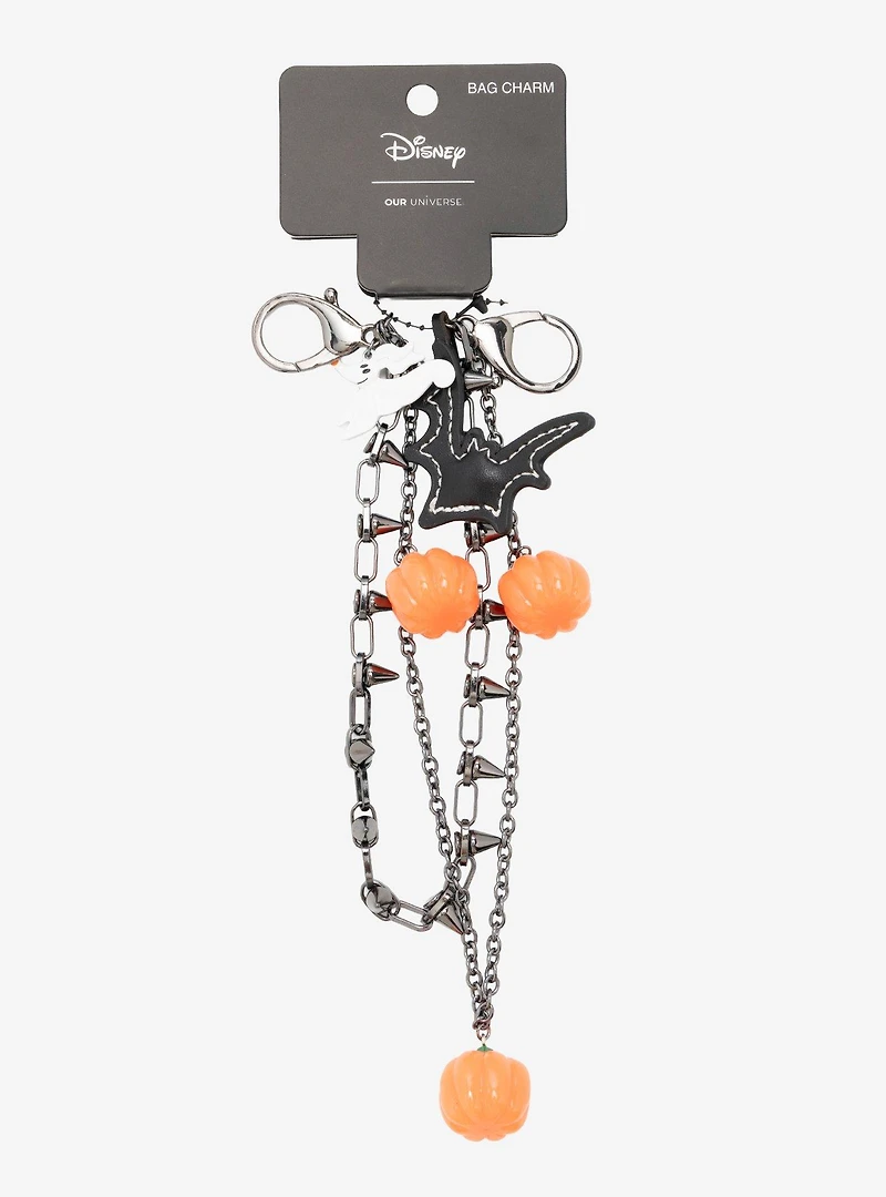 Our Universe Disney The Nightmare Before Christmas Pumpkin Charms Bag Chain - BoxLunch Exclusive
