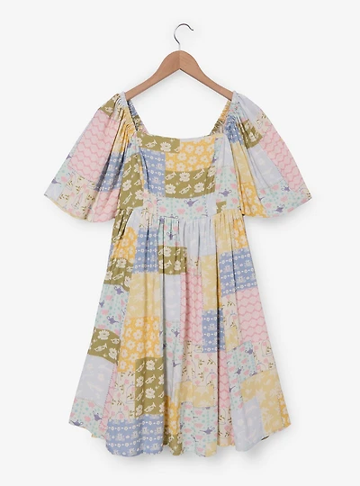 Disney Princess Icons Patchwork Quilt Women's Dress — BoxLunch Exclusive