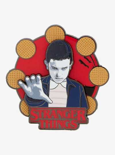 Stranger Things Eleven Waffles Spinning Enamel Pin — BoxLunch Exclusive