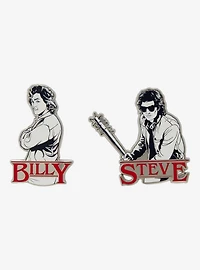 Stranger Things Steve & Billy Retro Enamel Pin Set — BoxLunch Exclusive
