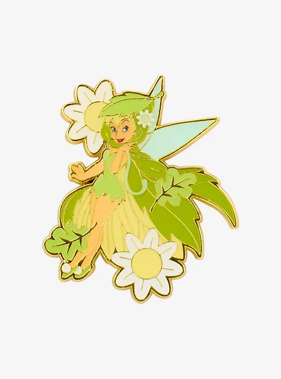 Loungefly Disney Peter Pan Tinker Bell Leaf Cape Enamel Pin - BoxLunch Exclusive